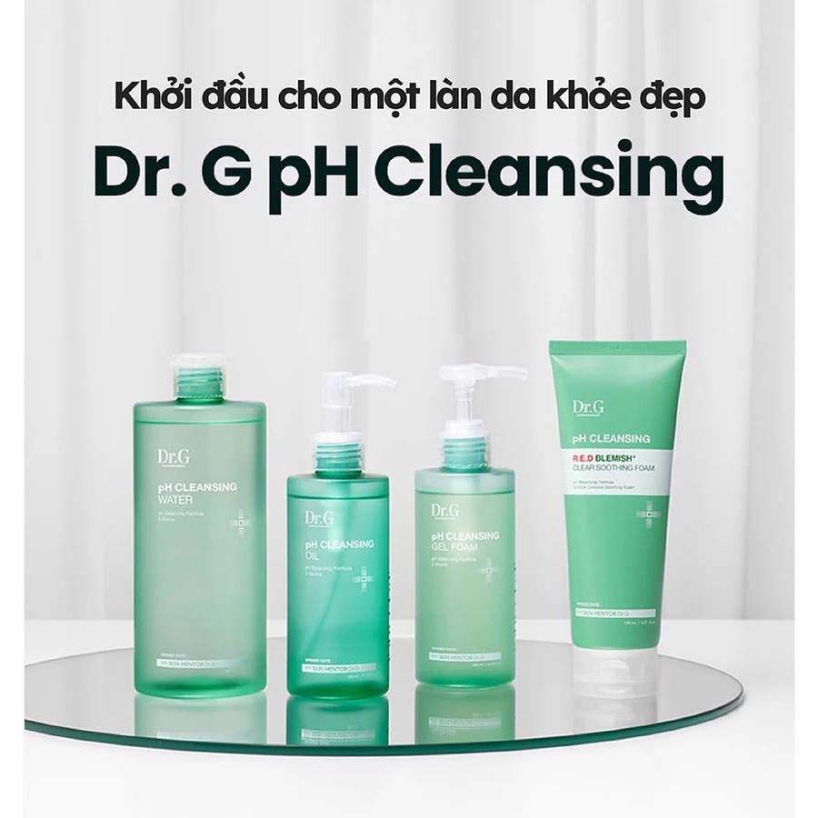 Nước Tẩy Trang Dịu Nhẹ Dr.G pH Cleansing Water 490ml