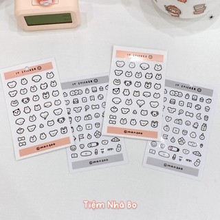 Sticker chống nước/ sticker trang trí chống nước siêu xinh