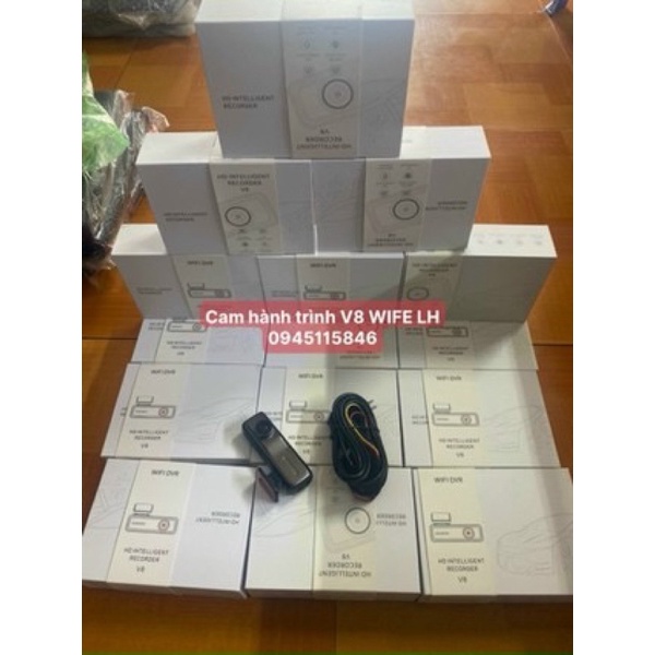 Cam hành trình V8 wifi Full HD 1080 xem lại trên Smatphone