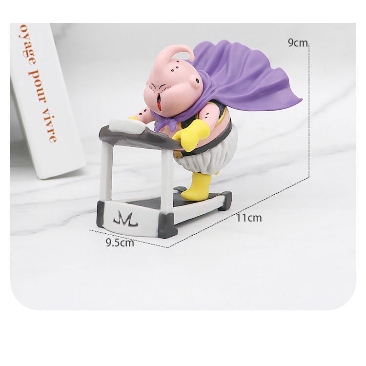 Mô hình Ma Bư 7 viên ngọc rồng siêu dễ thương cao 9cm Dragon Ball Majin Buu figure ToystationVN