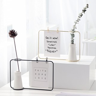 Set lọ hoa khung ảnh để bàn trang trí