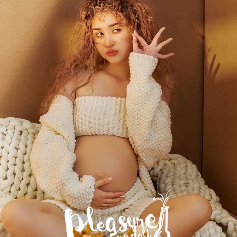 Set len chụp bầu cute phômai que