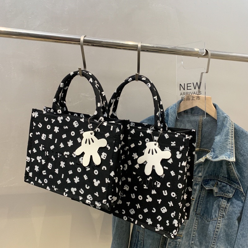 Túi tote cỡ lớn hoạ tiết Mickey siêu hot 💕🐭