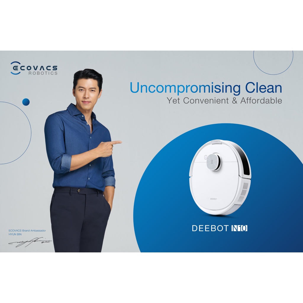 ROBOT HÚT BỤI LAU NHÀ THÔNG MINH ECOVACS DEEBOT N10 – BẢN QUỐC TẾ – BẢO HÀNH 12 THÁNG