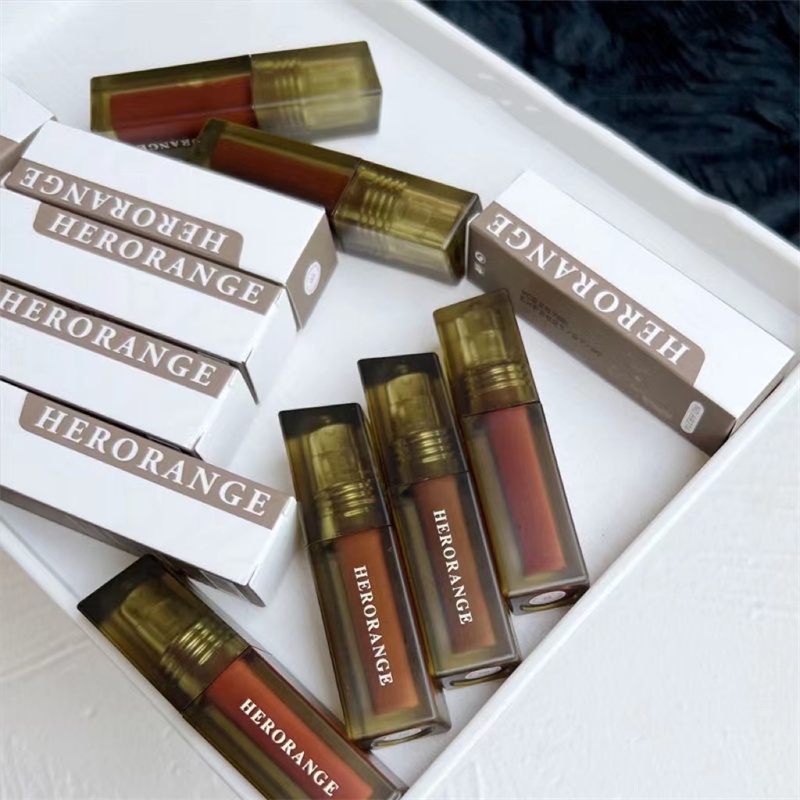 HERORANGE® Son Kem Màu Nhung Lì Không Dính Cốc Không Phai Màu