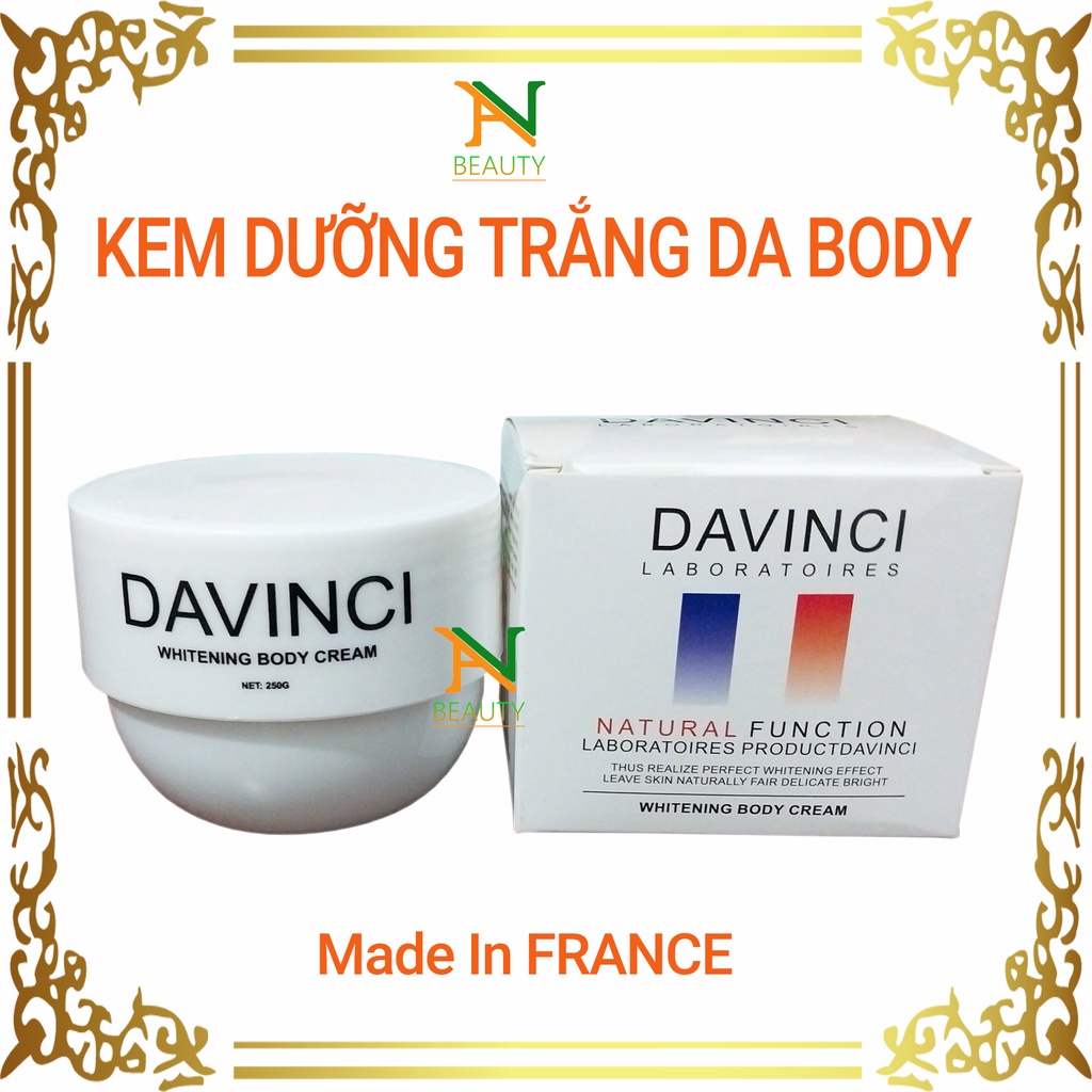 Kem Dưỡng Trắng Body Davinci Pháp - Hương nước hoa