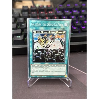 Gold pride - the crowd goes wild! - phhy-en091 - secret rare 1st edition