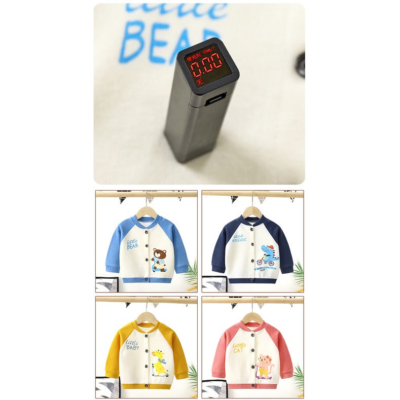 SUPER KIDS Áo Khoác cardigan Cổ Chữ V Thời Trang Mùa Thu Cho Bé Trai Và Gái