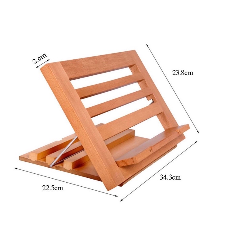 Kệ Đỡ Sách, Giá Đỡ Đọc Sách, Giá Ipad Điện Thoại Bằng Gỗ Cực Xịn