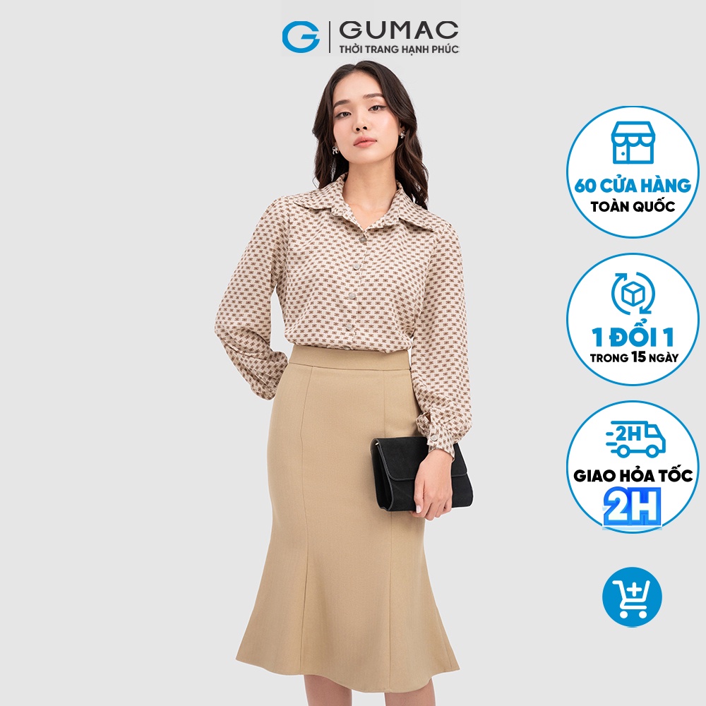 Chân váy đuôi cá thời trang GUMAC LV1121