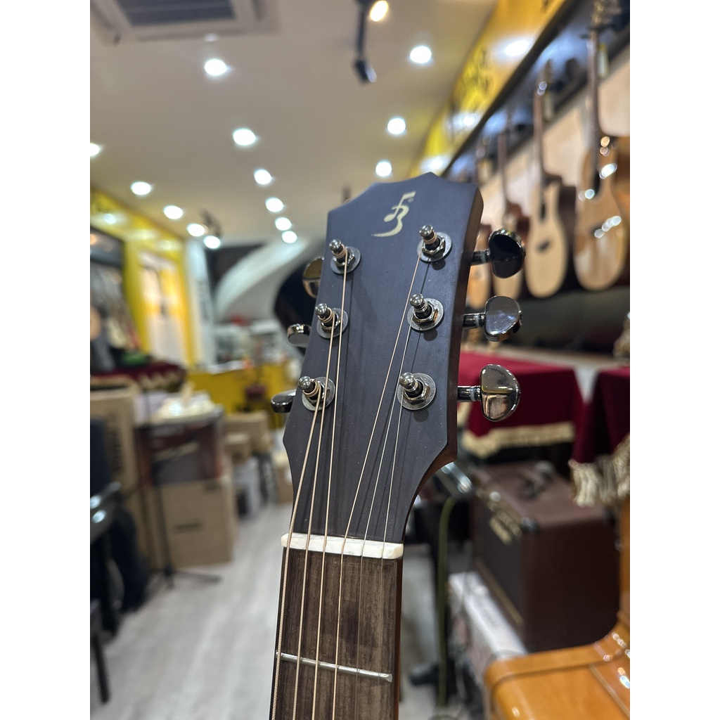 Đàn guitar acoustic Ba Đờn T350 Chất Lượng Cao , Tặng Kèm Đầy Đủ Phụ Kiện Bao Da, Capo,Pick