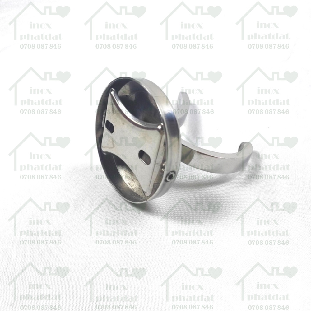 Móc treo đồ nhà tắm 100% Inox đúc đặc PHÁT ĐẠT không rỉ sét, Móc áo đơn inox, giá treo inox