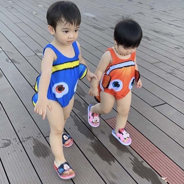 Bộ bơi cá mập/nemo cho bé trai bé gái