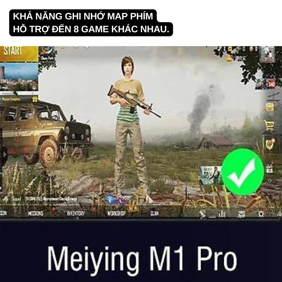 Bộ chuyển đổi game HOSAN meiying M1 Pro, thiết bị chuyển đổi phím chuột cho smartphone hỗ trợ hệ điều hành Android, IOSS