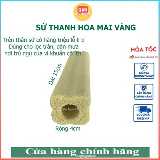 Sứ Thanh Hoa Mai Loại Lớn 15x4x4cm Vật Liệu Lọc Hồ Cá Koi
