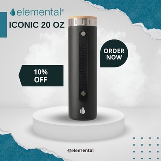  Bình giữ nhiệt Elemental Iconic 590ml màu đen, giữ nhiệt vượt trội, inox 304, giá tốt