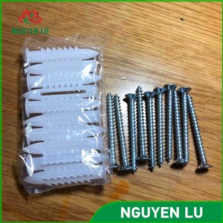 Tắc kê nở nhựa kèm vít các loại - Hàng chất lượng