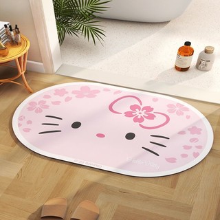 Thảm chùi chân chống trượt Hello Kitty - Doraemon