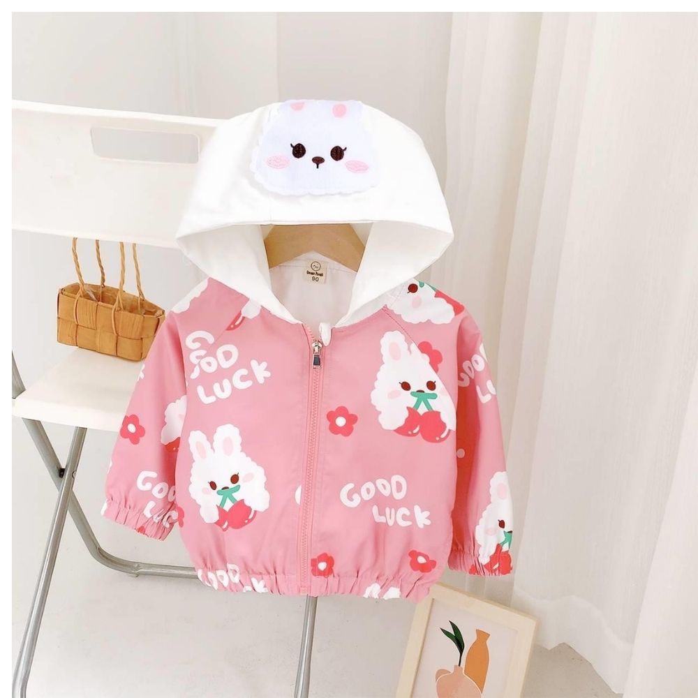 Áo khoác bé mẫu giáo in Gấu cao cấp bé gái bé trai mẫu 2023 - AKBGD1323