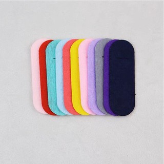 (Set 10 cái) Phôi vải nỉ trơn dùng lót kẹp tóc handmade - không bao gồm kẹp