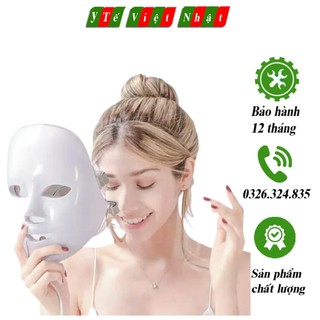 Mặt nạ ánh sáng sinh học cao cấp, mặt nạ led 7 màu, hàng chính hãng