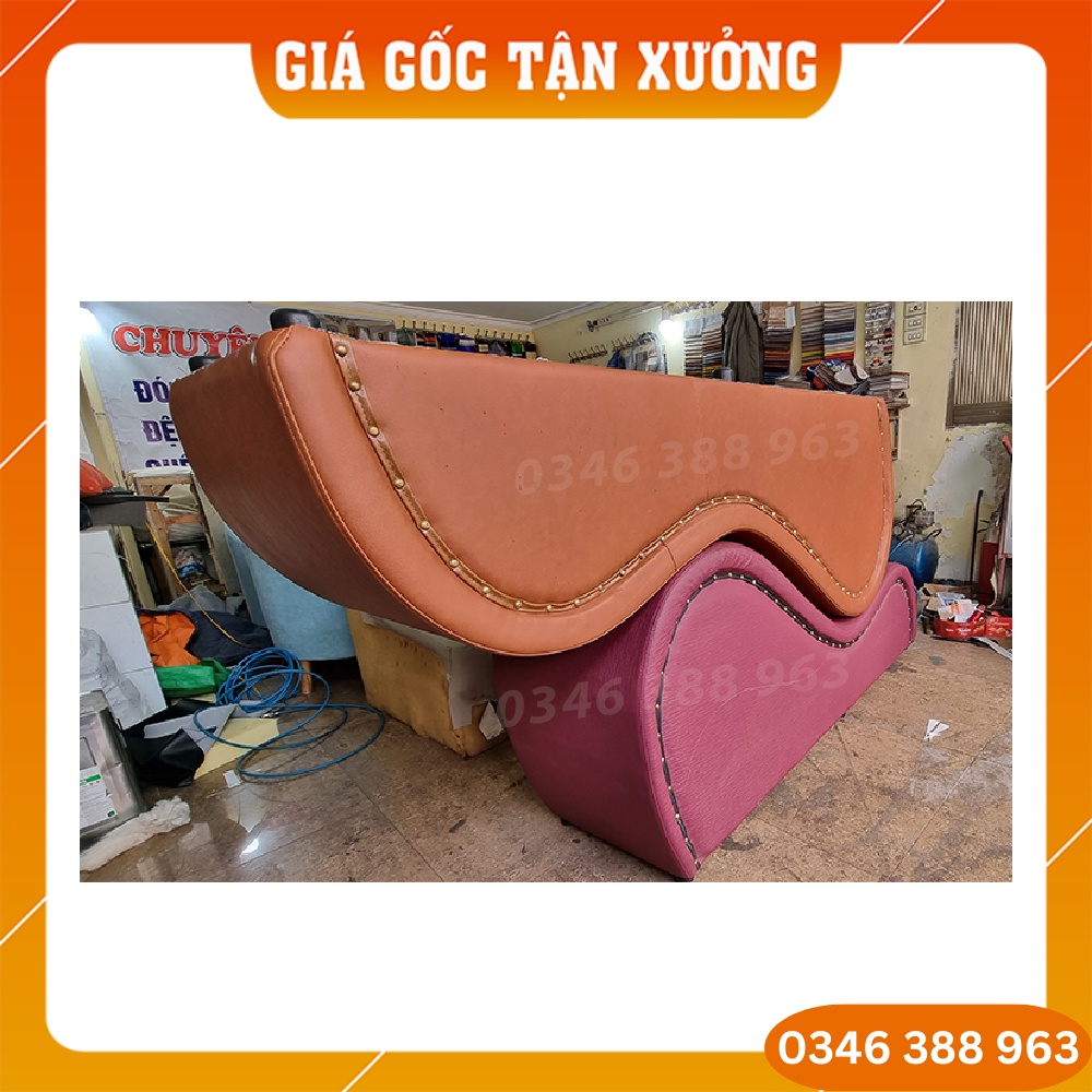 [Sản Xuất Theo Yêu Cầu] Ghế Tình Yêu Màu Nâu Đất, Ghế Tình Yêu Da Cao Cấp Giá Rẻ | BigBuy360 - bigbuy360.vn
