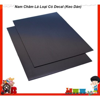 Nam châm lá dẻo a4( có keo dán)