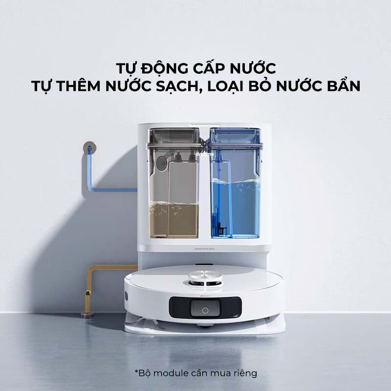 Robot Hút Bụi Lau Nhà Dreame bot W10S Pro Tự Giặt Giẻ, Sấy Khô, Hàng chính hãng, Bảo hành 24 tháng | BigBuy360 - bigbuy360.vn
