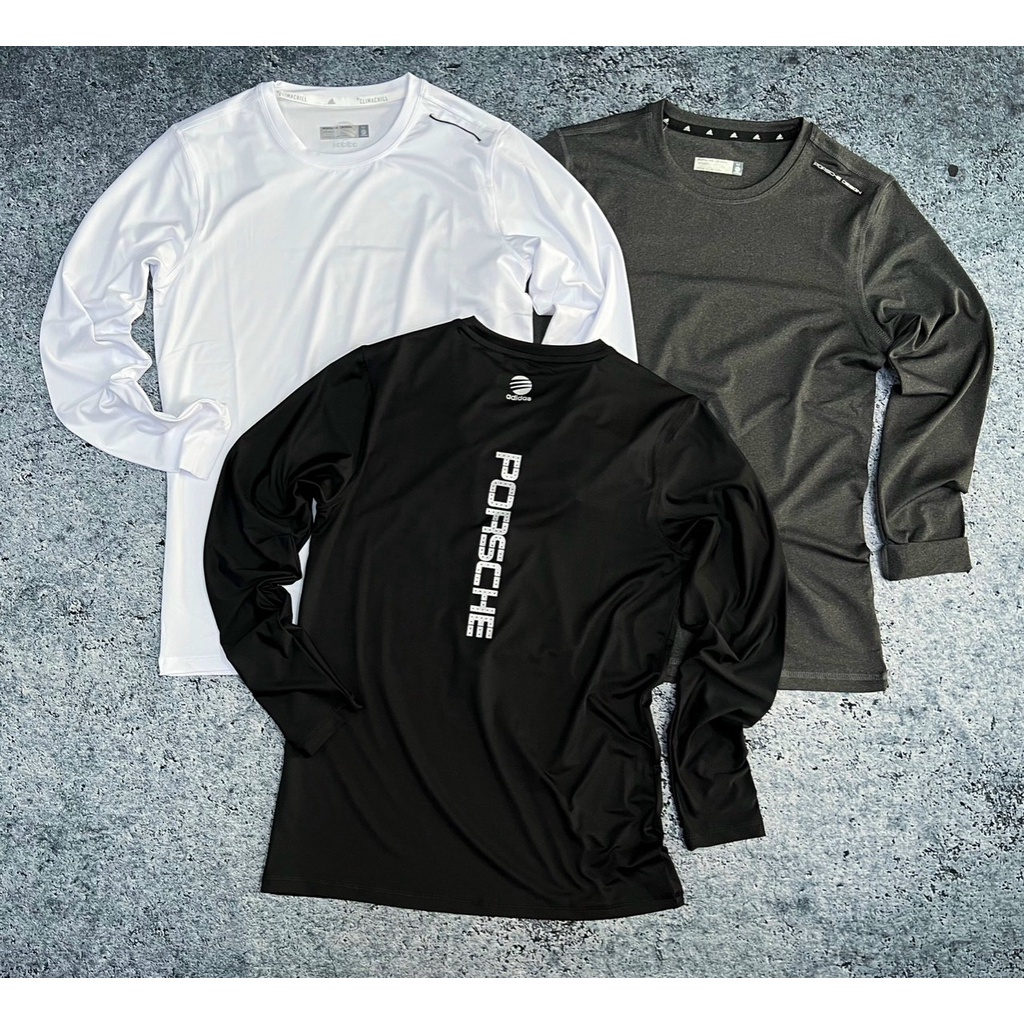 ÁO DÀI TAY NAM TẬP GYM THỂ THAO CHẤT LIỆU THUN LẠNH