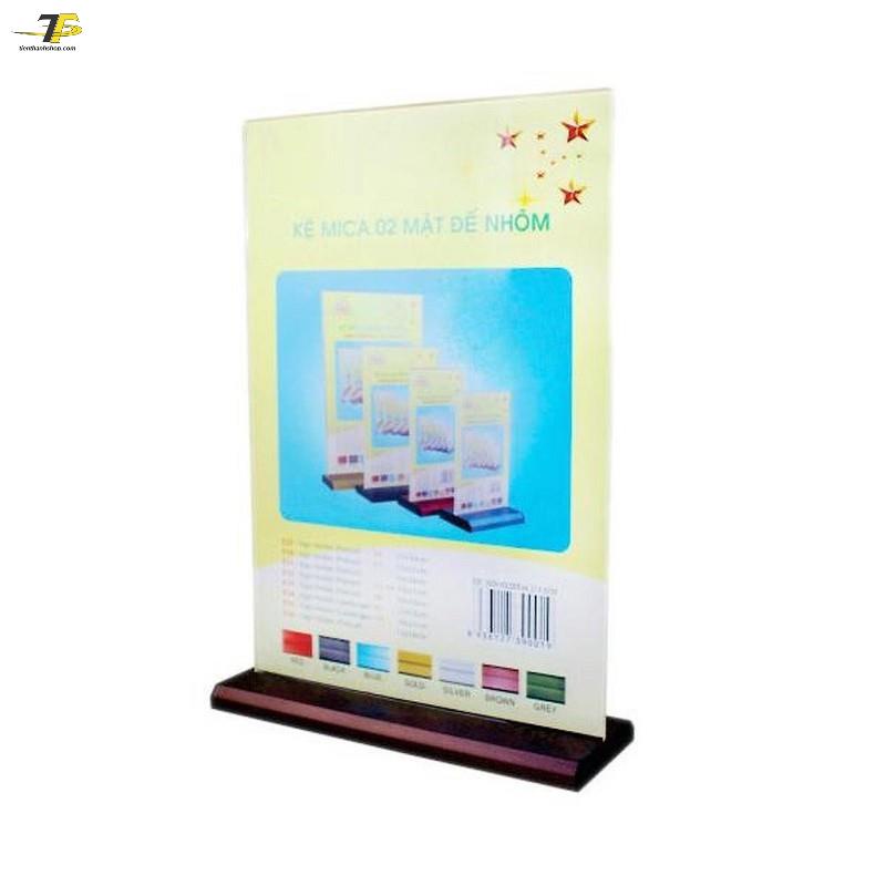 Kệ Menu Mica 2 mặt E36 - 12x18cm