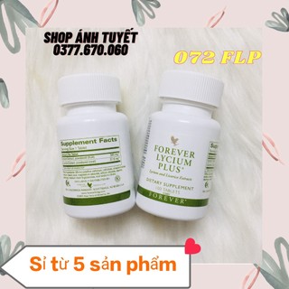 [CHÍNH HÃNG] Viên Cam Thảo Forever Lycium Plus 072 Flp. 100 viên/lọ. Sản Phẩm Lô Hội.