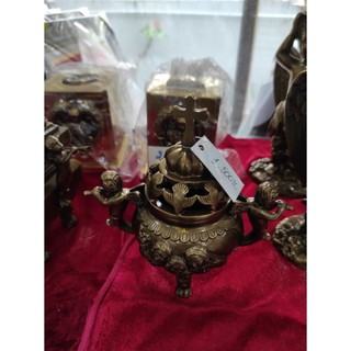 Đỉnh đốt trầm đỉnh trầm hương bằng đồng, đỉnh đốt trầm mini, lư xông hương nhà thờ