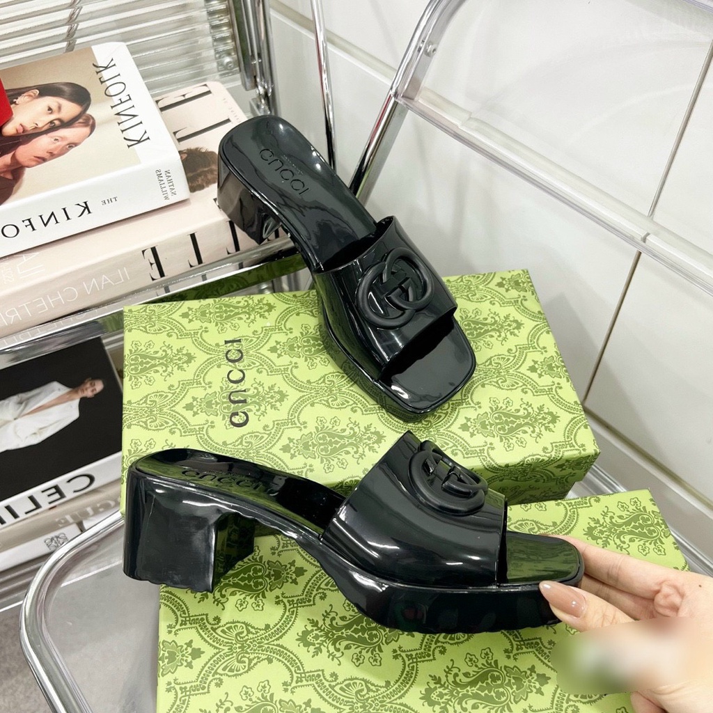 Dép cao gót nữ GC fullbox kèm video thật