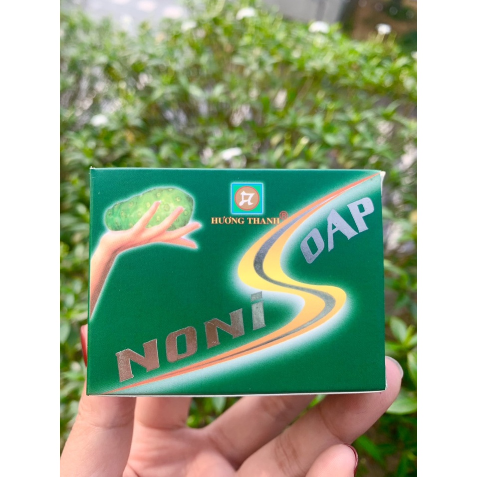 Xà Bông Nhàu Hương Thanh Noni Soap, xà phòng thảo dược giúp mềm mịn da, loại bỏ tế bào chết, bánh 80g