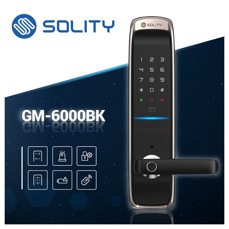 Khóa cửa điện tử Solity GM-6000K