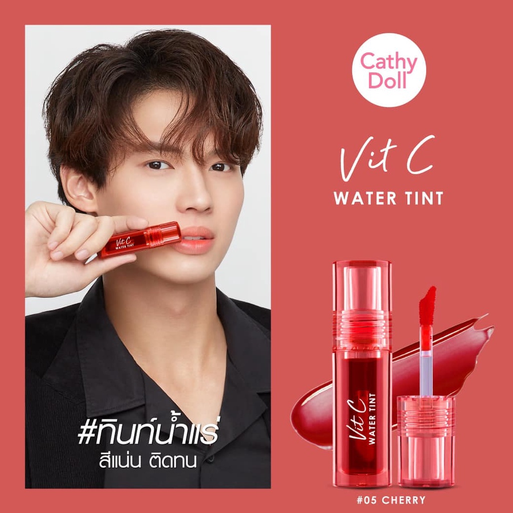 Son Vit C Cathy Doll Water Tint Thái Lan Tặng Kèm Hình Win