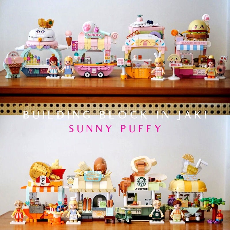 Đồ chơi lắp ráp Legogi QUÁN ĂN JAKI mô hình quán cafe trưng bày phòng trang trí bàn học quà tặng sinh nhật