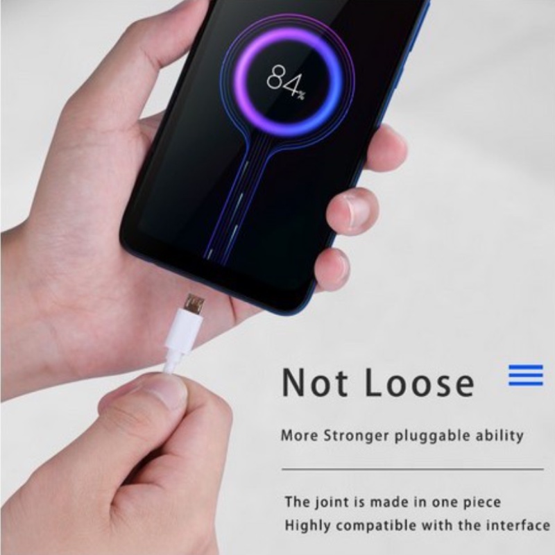 Cáp Sạc Nhanh Dài 30CM Cho Điện Thoại Android Xiaomi Redmi 7 30CM