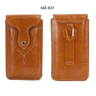 Bao da điện thoại đeo thắt lưng Mã B37