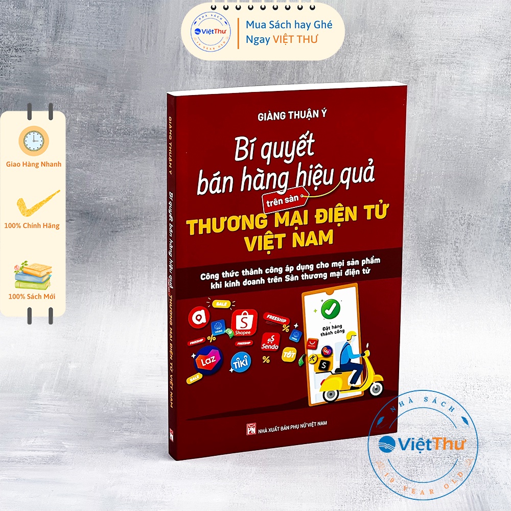 Sách - Bí Quyết bán hàng Hiệu Quả Trên Sàn Thương Mại Điện Tử Việt Nam (PN)