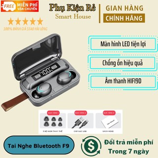 Tai Nghe Bluetooth F9 Pro Cực Đỉnh Sử dụng Chip Bluetooth 5.0 mạnh mẽ
