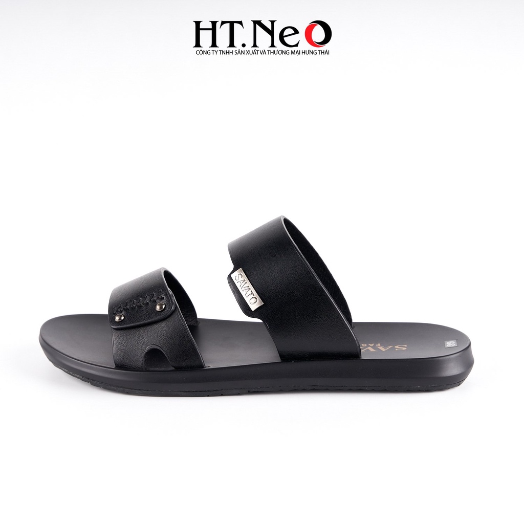 Sandal nam HT.NEO da mềm mại, đế cao su nguyên khối, khâu may chân quai siêu chắc chắn SD142