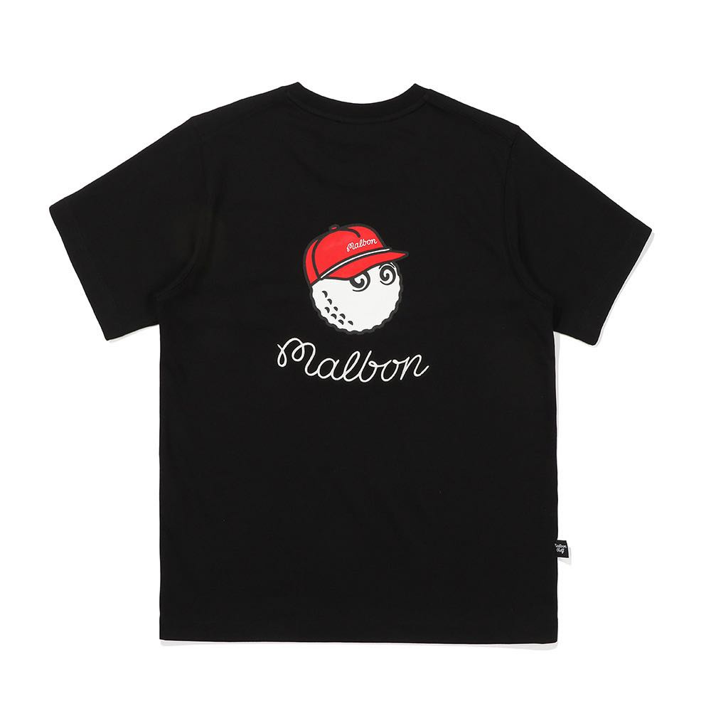 Áo Thun cotton Malbon Tay Ngắn Cổ Thuyền Phong Cách Hàn Quốc Cho Nam Và Nữ