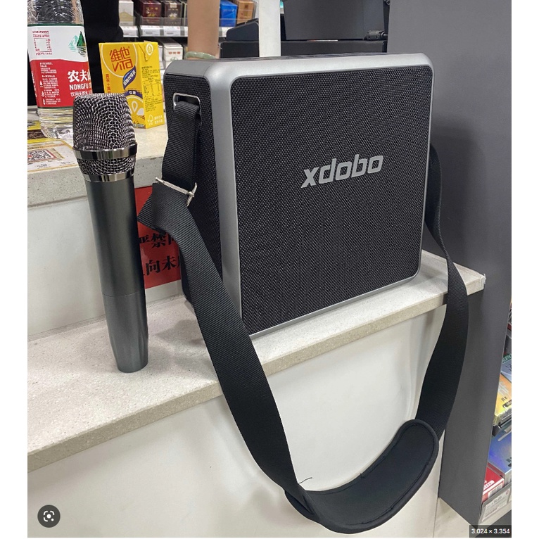 Loa Karaoke Bluetooth 5.2 Xdobo King Max Công suất 140W + 2 Micro không dây, Chống Nước IPX5, Hỗ Trợ Thẻ TF, USB, AUX