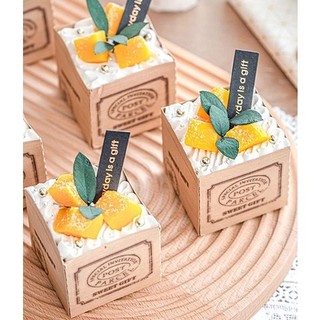 SET 10 LY GIẤY CUPCAKE KRAF VUÔNG 6CM (2400.039)