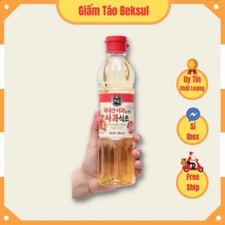 Giấm táo Beksul Hàn Quốc chai 500ml