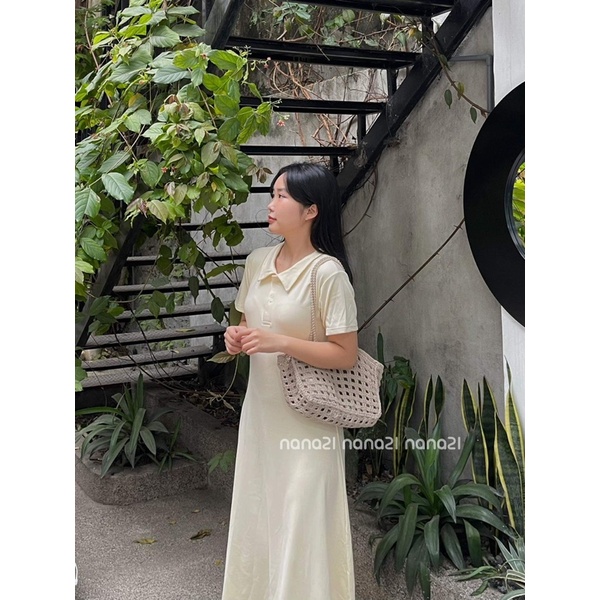 Váy polo thun trơn Nana21 Nanastore21