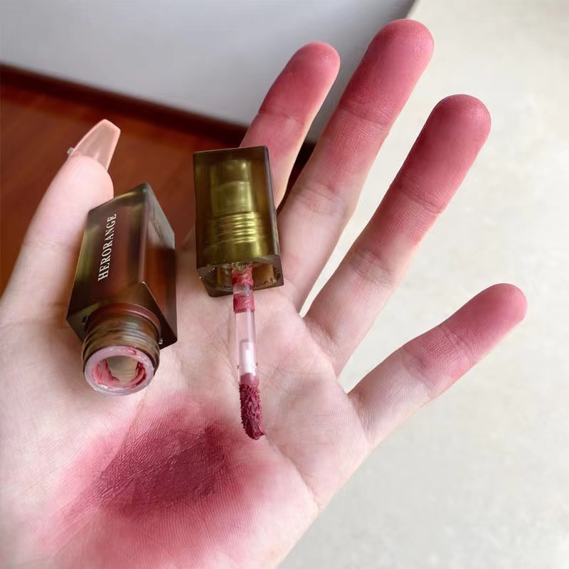 HERORANGE® Son Kem Màu Nhung Lì Không Dính Cốc Không Phai Màu