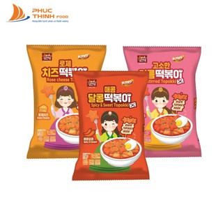 [FULL 3 VỊ] Bánh gạo Hàn Quốc Tokbokki Hoa Sao Tim Đáng Yêu Béo Ngậy