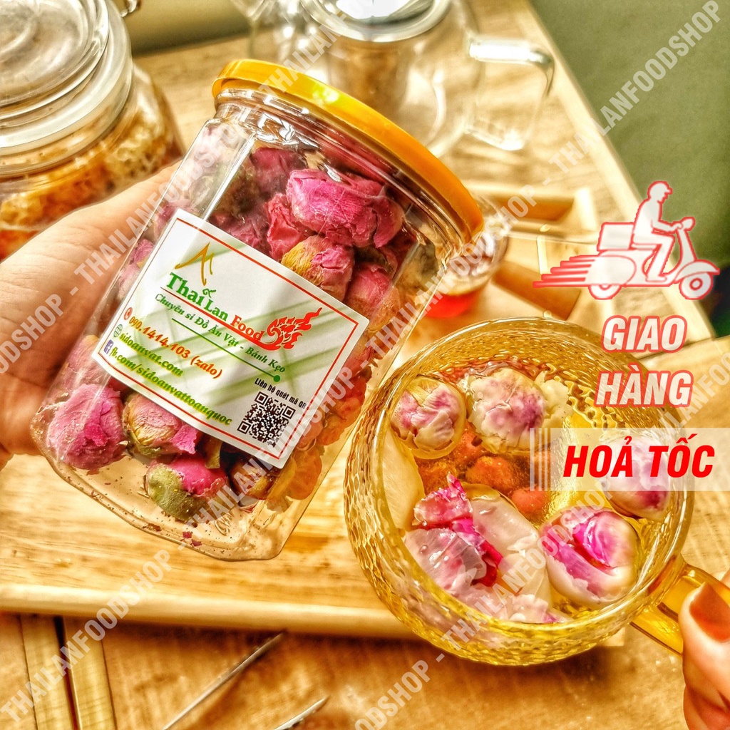 Trà Nụ Hoa Mẫu Đơn Sấy Lạnh Lon 150Gram